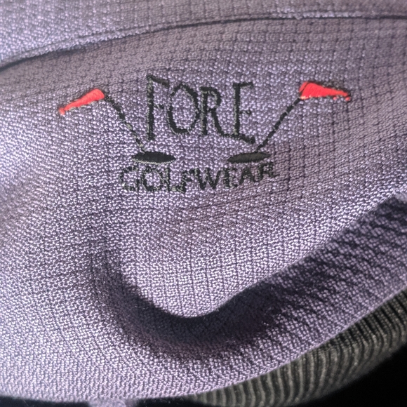 Fore GolfWear 100% Silk Men's Polo Golf Midnight - Picture 5 of 5